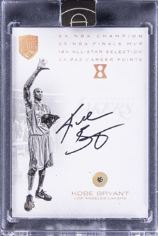 2017-18 Panini Eminence Kobe #6 Kobe Bryant Signed Relic Card (#4/5) - Panini Sealed